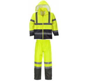 Imperméable jaune noir POTUS